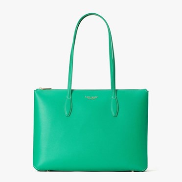 Women's Kate Spade All Day Large Tote Bags Green | YH4279058