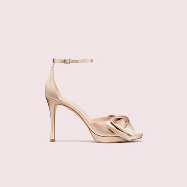 Women's Kate Spade Bridal Bow Sandals Beige | MY4126078