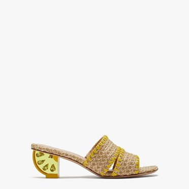 Women's Kate Spade Citrus Slides Beige / Light | TX1950238