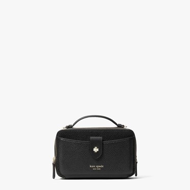 Women's Kate Spade Essential Double-Zip Crossbody Bags Black | FS5906712