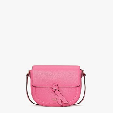 Women's Kate Spade Knott Medium Crossbody Bags Pink | HK7693250