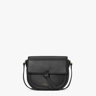 Women's Kate Spade Knott Medium Crossbody Bags Black | QU3140728