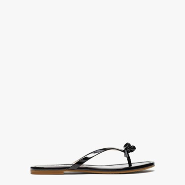 Women's Kate Spade Petit Flip Flops Black | SV8357462