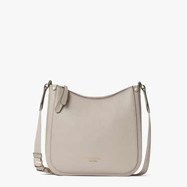 Women's Kate Spade Roulette Medium Messenger Bags Grey Brown | FN7348269