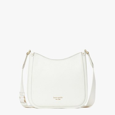 Women's Kate Spade Roulette Medium Messenger Bags White | GU7085692