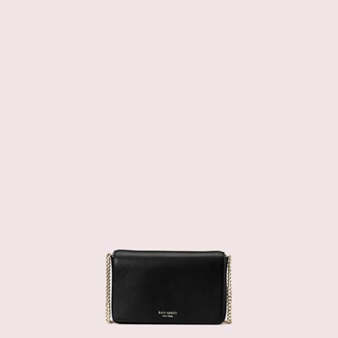 Women's Kate Spade Spencer Chain Wallets Black | RC3517280