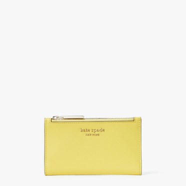 Women's Kate Spade Spencer Small Bifold Wallets Yellow | MW1976853