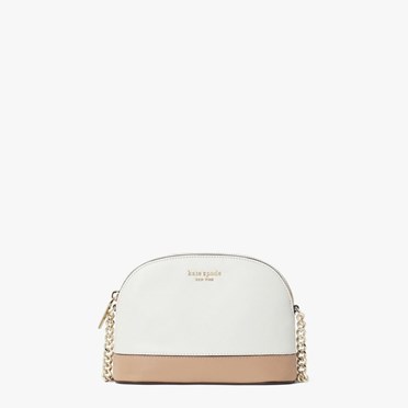 Women's Kate Spade Spencer Small Crossbody Bags White / Brown | OR9374081