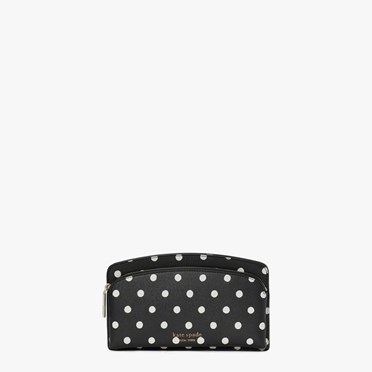 Women's Kate Spade Spencer Sunshine Dot East West Crossbody Bags Black Multicolor | XJ2401975