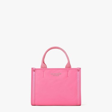 Women's Kate Spade The Little Better Sam Nylon Mini Tote Bags Pink | LJ4376218