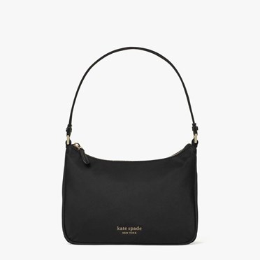 Women's Kate Spade The Little Better Sam Nylon Small Shoulder Bags Black | XL4639571