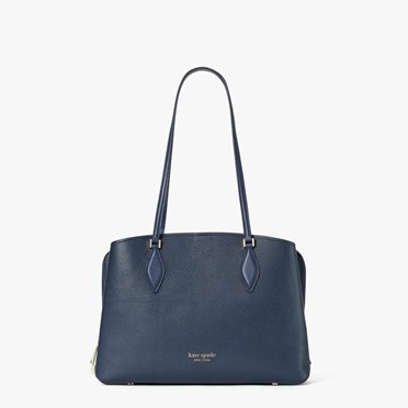 Women's Kate Spade Zeezee Large Tote Bags Blue | DJ7018439