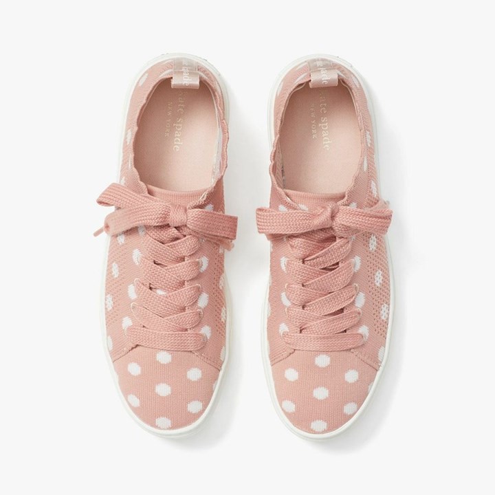 Women's Kate Spade Abbie Sneakers Rose / White | OZ1068245