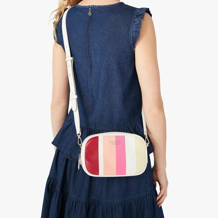 Women's Kate Spade Astrid Stripe Medium Crossbody Bags Multicolor | RQ0579368