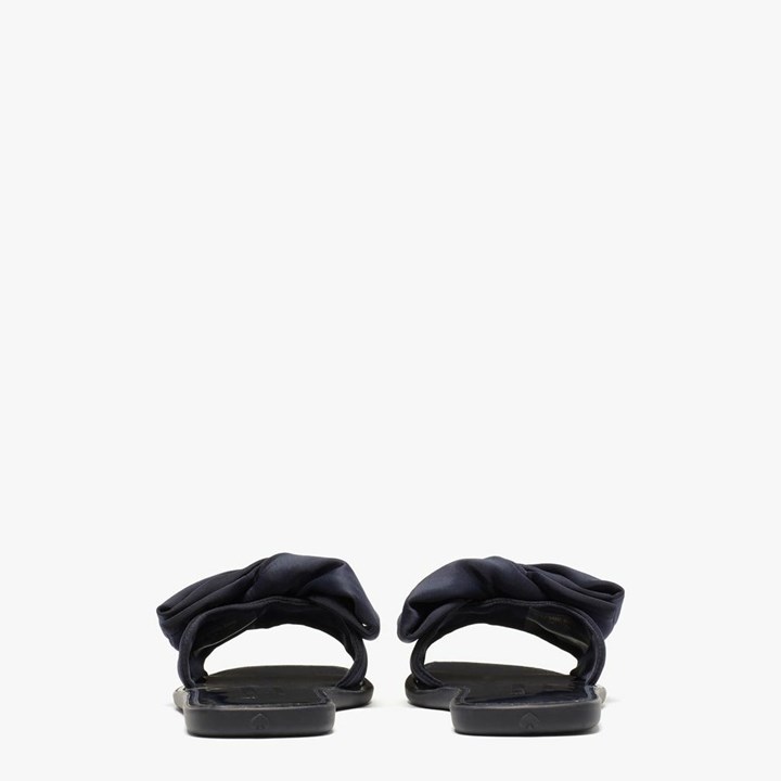 Women's Kate Spade Bikini Bow Slides Blue | AK9405123