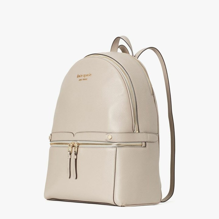 Women's Kate Spade Day Pack Large Backpack Grey Brown | WH5302461