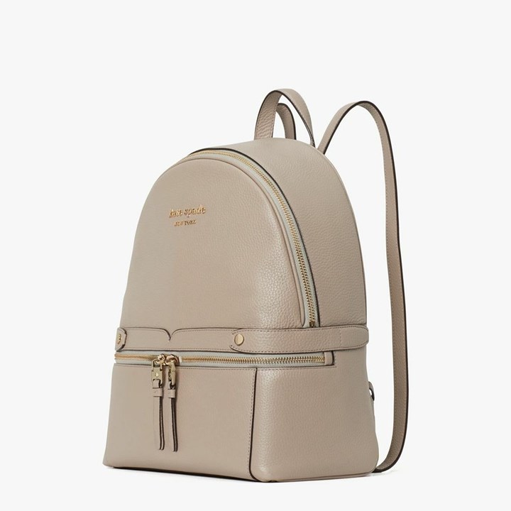 Women's Kate Spade Day Pack Medium Backpack Grey Brown | GI5469723