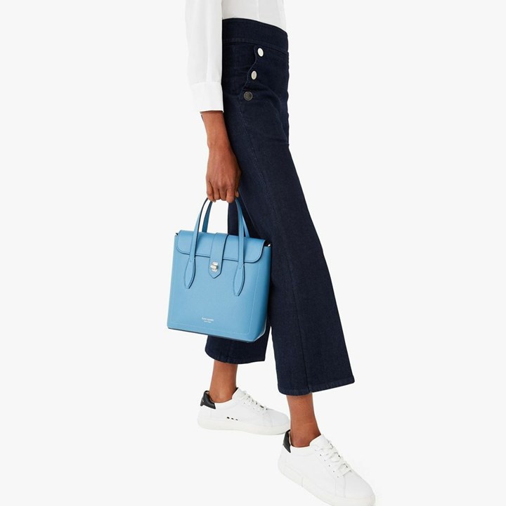 Women's Kate Spade Essential Medium Tote Bags Blue | EK3926175