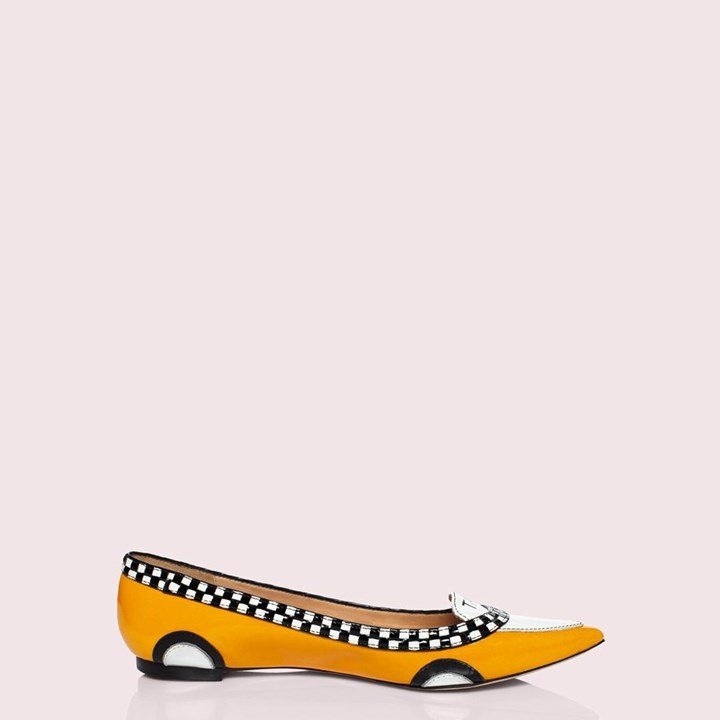 Women's Kate Spade Go Taxi Ballerinas Yellow | JW5917862