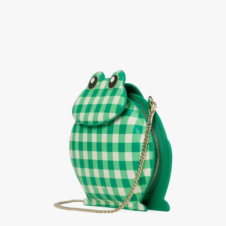 Women's Kate Spade Hoppkins Frog Crossbody Bags Green Multicolor | XK5629871