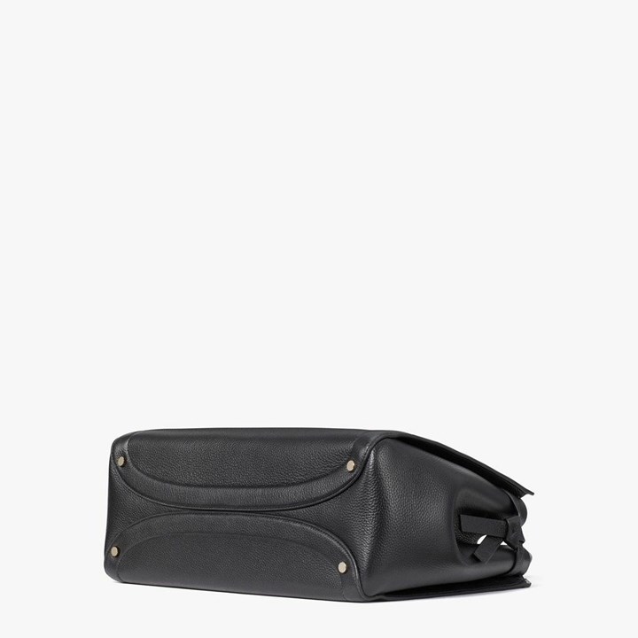 Women's Kate Spade Knott Extra-Large Satchels Black | MU9750142