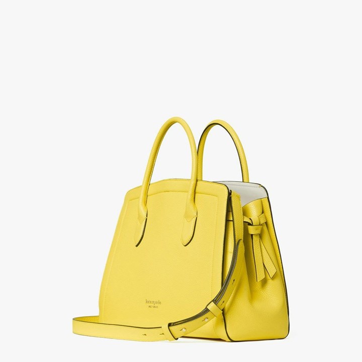 Women's Kate Spade Knott Large Satchels Yellow | TX2014683