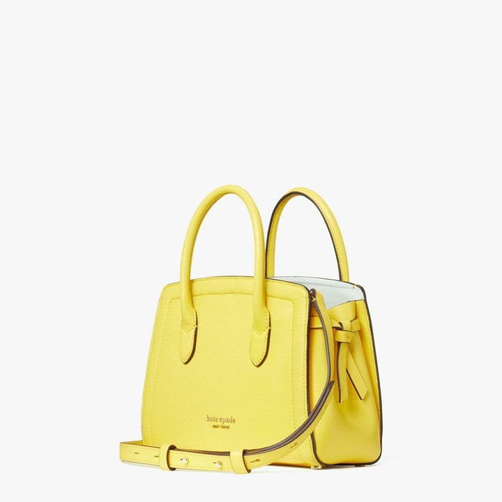 Women's Kate Spade Knott Mini Satchels Yellow | NX6759028