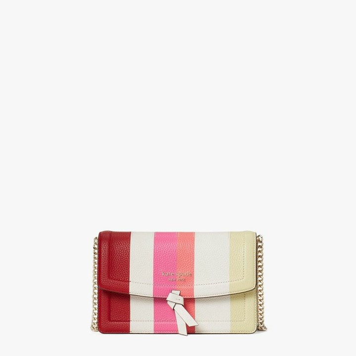 Women\'s Kate Spade Knott Stripe Crossbody Bags Multicolor | QB8027346