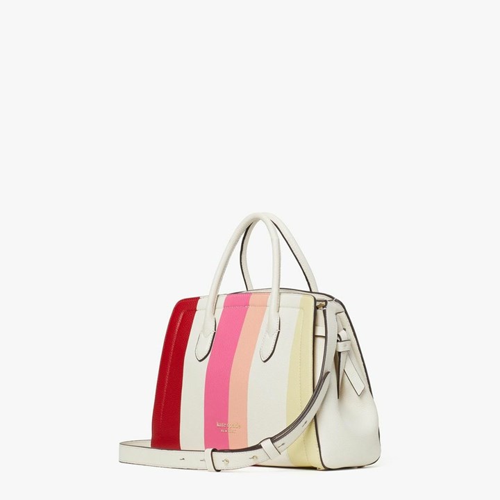 Women's Kate Spade Knott Stripe Medium Satchels Multicolor | RA4873169