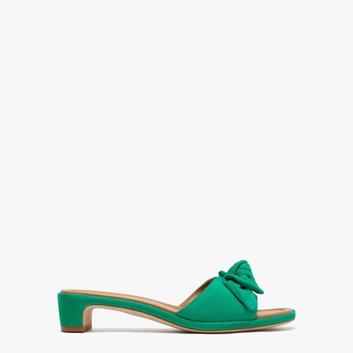 Women\'s Kate Spade Lilah Slides Green | QC2156839