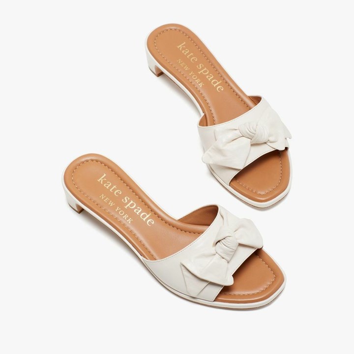 Women's Kate Spade Lilah Slides White | UD9018342