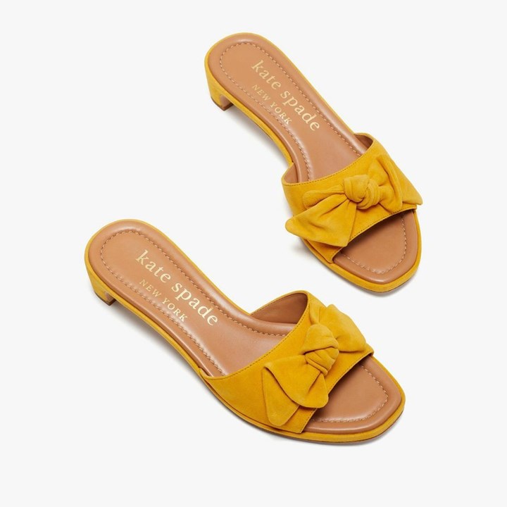 Women's Kate Spade Lilah Slides Yellow | IJ5682039