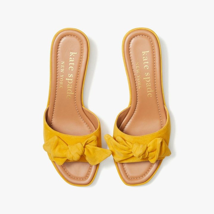 Women's Kate Spade Lilah Slides Yellow | IJ5682039