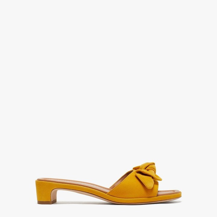 Women\'s Kate Spade Lilah Slides Yellow | IJ5682039