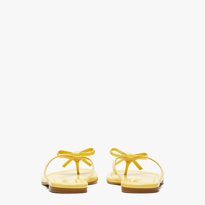 Women's Kate Spade Petit Flip Flops Yellow | BQ2967308