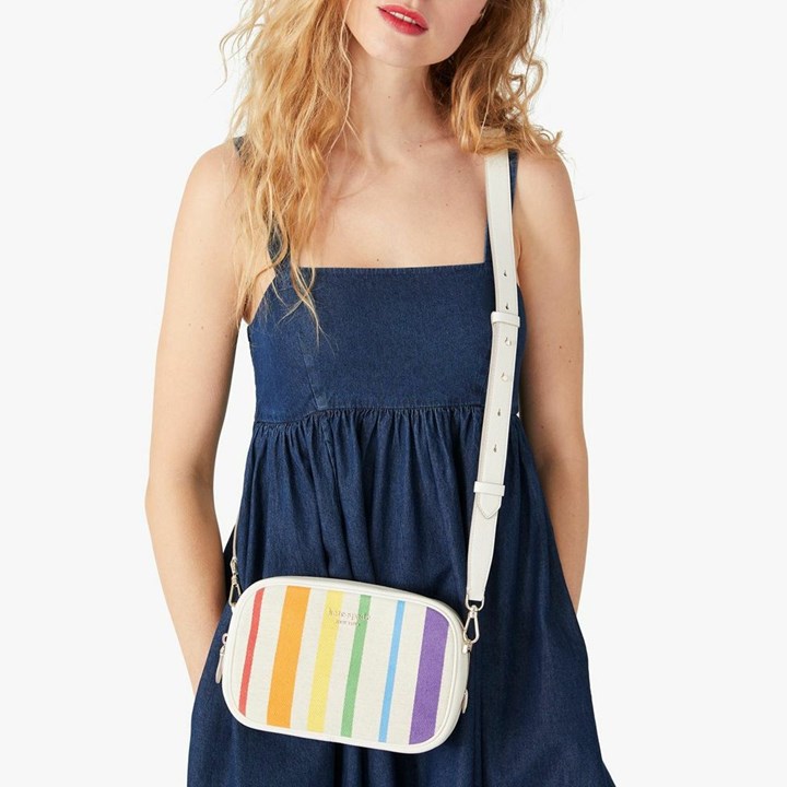 Women's Kate Spade Rainbow Medium Crossbody Bags Multicolor | CE6402391