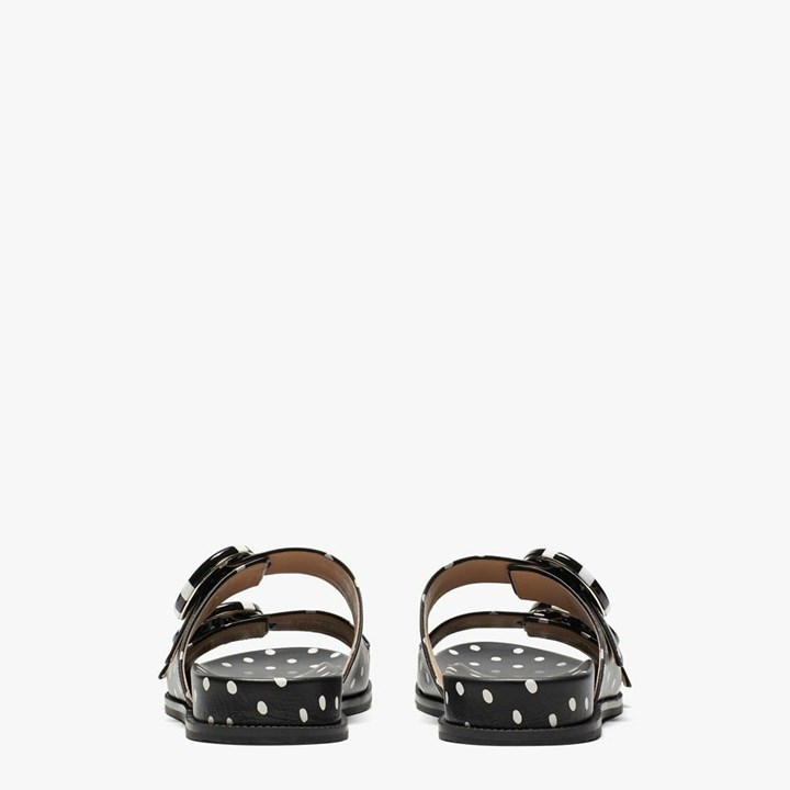 Women's Kate Spade Rhodes Slides Black / Cream | HI1730652