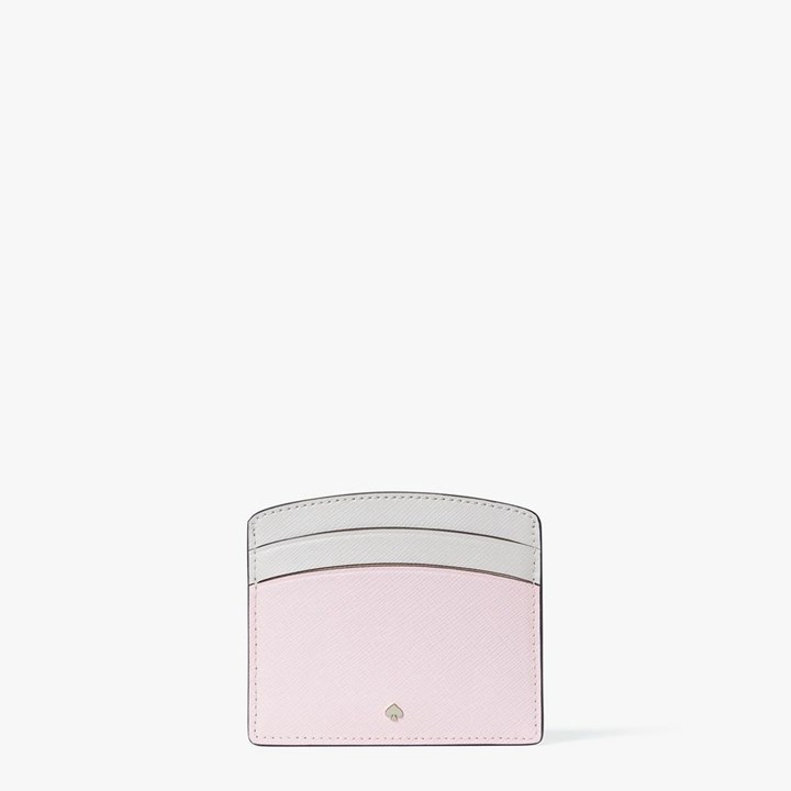 Women's Kate Spade Spencer Card Holder Pink / Beige | IZ7825341