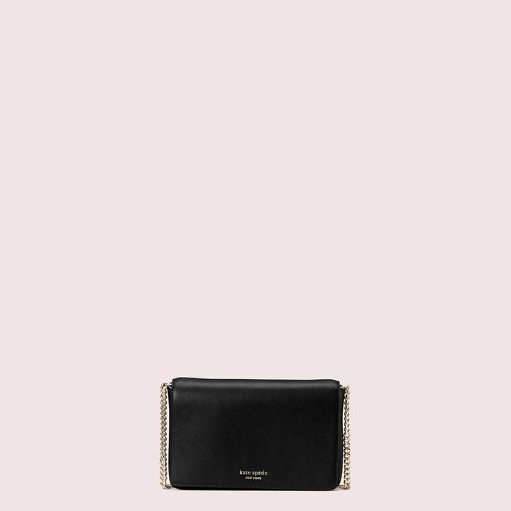 Women\'s Kate Spade Spencer Chain Wallets Black | KR3862479