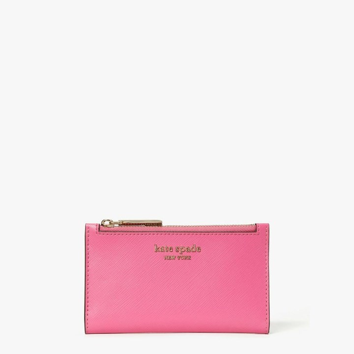 Women\'s Kate Spade Spencer Small Bifold Wallets Pink | KG5974261