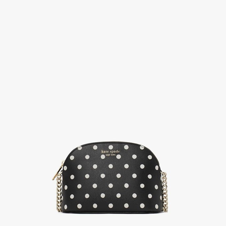 Women\'s Kate Spade Spencer Sunshine Dot Small Crossbody Bags Black Multicolor | MK8137290