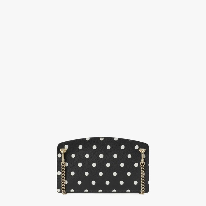 Women's Kate Spade Spencer Sunshine Dot East West Crossbody Bags Black Multicolor | XJ2401975