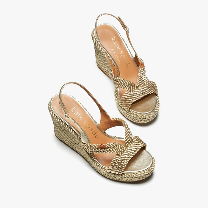 Women's Kate Spade Tahiti Sandals Gold | YM4312587