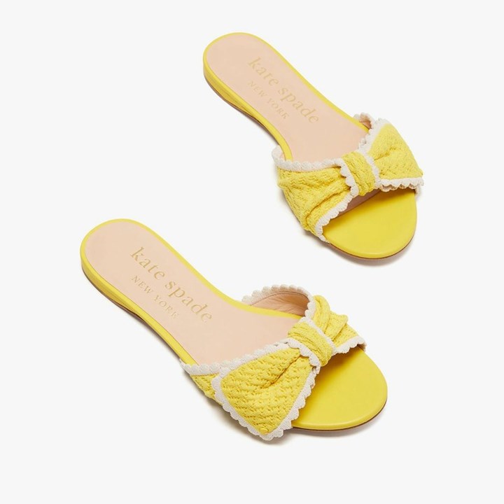 Women\'s Kate Spade Tango Slides Yellow | LY0591847