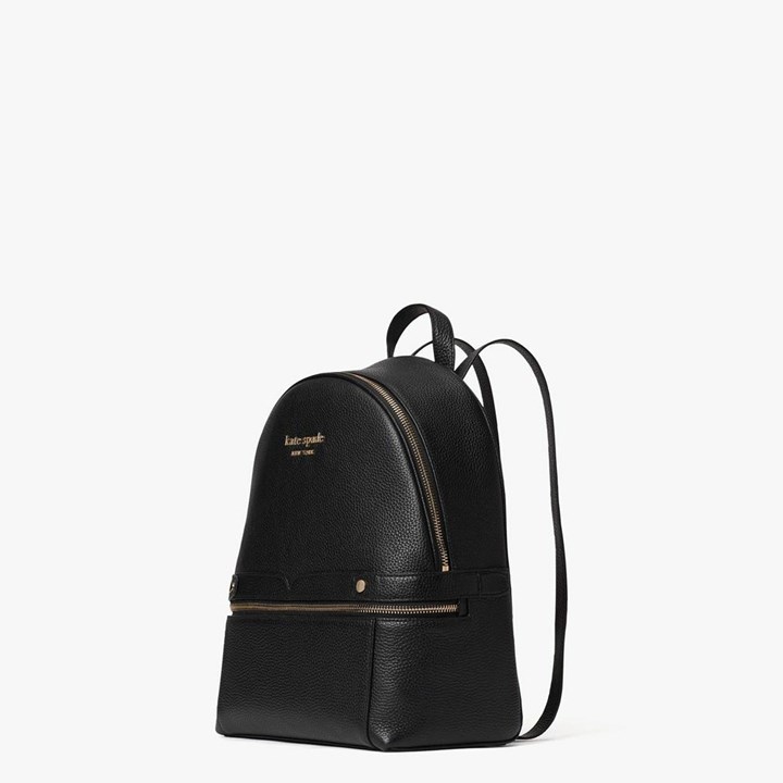 Women's Kate Spade The Day Pack Medium Backpack Black | IU4536021