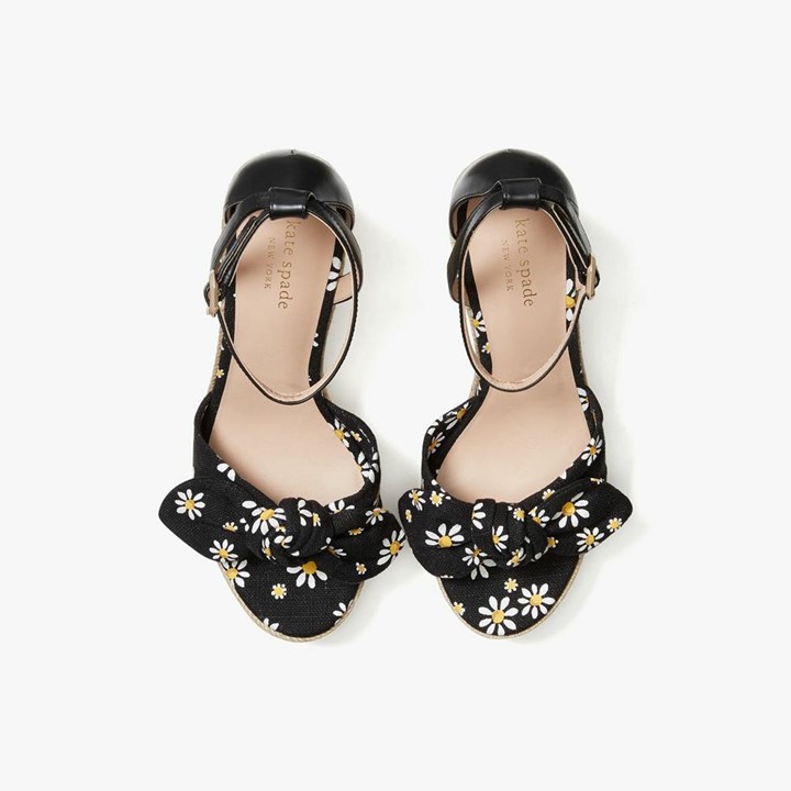 Women's Kate Spade Tianna Sandals Black | WL7412305