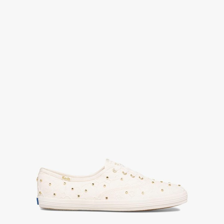 Women\'s Kate Spade x Keds Champion Bridal Lace Sneakers White | NR6923451