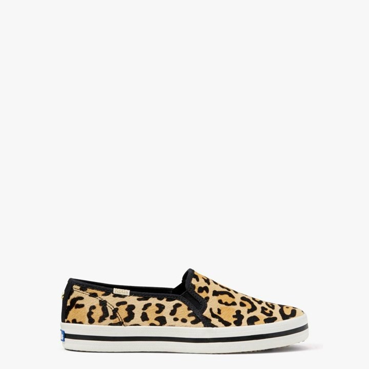 Women\'s Kate Spade x Keds Double Decker Sneakers Leopard | ZQ8390724