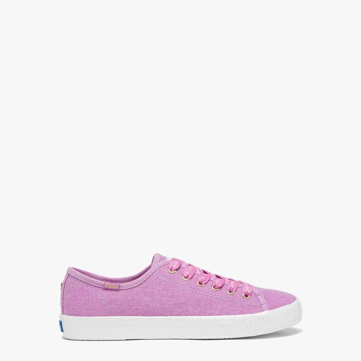 Women\'s Kate Spade x Keds Kickstart Logo Foxing Sneakers Pink | TF3756204