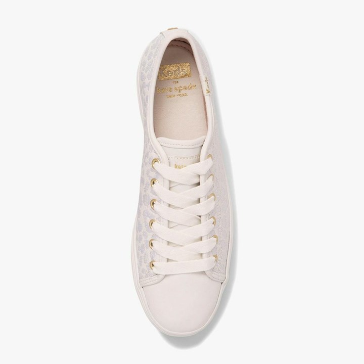 Women's Kate Spade x Keds Triple Kick Embroidered Sneakers White | XG6493052